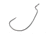 Lazer Sharp Wide Gap Worm Hook,Platinum Black,G-Pack Hooks L092GH-5/0