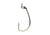 Lazer Sharp Worm Hook w/Keeper,Extra Wide Gap,Non-Offset,Ringed Eye,Medium Wire,Needlepoint,Platinum Black,G-Pack Hooks L12G-4/0