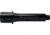 Lead &amp; Steel AR-9 9mm Threaded AR Barrel, 4.5in, Straight, Blowback, 1-10 Twist, 1/2x36, Black, 121523