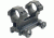 Leapers 3-Points Eye Relief Adjustable Integral Carry Handle Ring Mount Complete with Flat Top Adaptor. MNT-168S
