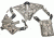Leapers Deluxe Universal Horizontal Shoulder Holster, Army Digital Camo PVC-H170R