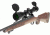 Leapers UTG 1 in. 3-9X50 AO True Hunter IE Scope with Zero Locking-Reset WE, Rings and Sunshade, x000D SCP-U395AOIEW