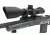 Leapers UTG 4-16x44 30mm Compact AO Rifle Scope,Black,36-color Glass Mil-dot Reticle SCP3-UGM416AOIEW