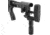 Leapers UTG 4.7in Low Profile Combat Foldable Metal Foregrip, QD Lock, Black, MNT-GRP002SQ
