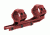 Leapers UTG Accu-Sync 30mm Medium Profile 50mm Offset Pic. Rings, Red Anodize AIR31850AR