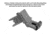 Leapers UTG ACCU-SYNC Offset Deployable Front Sight, Black, MT-745