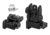 Leapers UTG ACCU-SYNC Top Mounted Deployable Rear Sight, Black, MNT-957