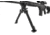 Leapers UTG Big Bore Full Stability Bipod, 9 in-14 in Center Height, Black, TL-BPFS01-A