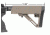 Leapers UTG PRO Model4 Combat Ops S1 Mil-Spec Butt Stock-FDE, _x000D_ RBUS1DMS