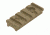 Leapers UTG PRO 5-Slot Super Slim Free Float Rail Section, Flat Dark Earth MTURS02SD