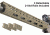 Leapers UTG PRO AR15 13in SuperSlim Free Float Handguard,FDE Cerakote, _x000D_ MTU006SSD