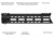 Leapers UTG PRO Forerunner 10in M-LOK Free Float Handguard, Black, MTU045SPM