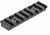 UTG PRO M-LOK 8-Slot Picatinny Rail Section, Black
