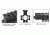Leapers UTG PRO Model 4 High Pro Quad-rail Gas Block for .75in Barrel, Black, MTU012H4