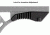 Leapers UTG PRO Model 4 OPS Ready S3 Mil-spec Stock Only,Black RBUS3BMS