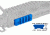 Leapers UTG PRO Rail for Super Slim Drop-in Handguard, 4 Slots, _x000D_ MTURS03M