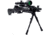 Leapers UTG Shooters Bipod, Rubber Feet, 8.7in-10.6in Center Height, Black, TL-BP69S
