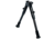 Leapers UTG Shooters Bipod, Rubber Feet, 8.7in-10.6in Center Height, Black, TL-BP69S
