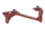 Leapers UTG Ultra Slim Angled Foregrip, M-LOK, Matte Red, MT-AFGM01R