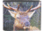 Leather Collections Bifold Wallet, Animal Eyes, Black w/Elk Eyes, EYES15-ELK