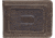 Leather Collections Front Pocket Wallet, Brown Distressed, DIS-33/BRN