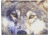 Leather Collections Trifold Wallet, Animal Eyes, Black w/Wolf Eyes, EYES16-WOLF
