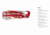 Leatherman Skeletool RX No Sheath Knife, Red, 832306