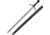 Legacy Arms Brookhart Hospitaller Sword, 33.25in, 5160 Carbon Steel, Handle IP603