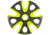 Leki Big Mountain Ski Basket-Black/Neon Yellow