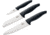 LEM Products 3 Piece Ceramic Knife Set, Ceramic Blade, Black Handle, 1019