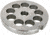 LEM Products #5 Grinder Plate - 3/8in Hole Size, Stainless, 464BSS