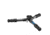 Leofoto LS-223CEX X Verison Table/Ground Mini Tripod w/ Integrated Leveling Base, Black, LS-223CEXX