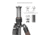 Leofoto LX-254CT/BV-5B Reversible Travel Tripod w/ Bino Fluid Head Kit, Black, LX-254CT+BV-5B