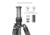 Leofoto LX-255CT/BV-1 Reversible Travel Tripod w/ Bino Fluid Head Kit, Black, LX-225CT+BV-1