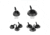 Leofoto SC-80 Universal Rubber Tripod Feet 3/8 Grippy - Set of 3, Black, SC-80