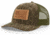Leupold Leather Badge Trucker Hat, Camo/Khaki, 172598