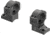 Leupold BackCountry 1in Riflescope Rings, Browning X-Bolt, High - 1in, Set of 2, Black Matte, 171108