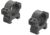 Leupold BackCountry Cross-Slot Rings, 1in Low Rings, Matte