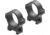 Leupold BackCountry Cross-Slot Rings, 35mm High Rings, Matte