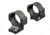 Leupold BackCountry Rifle Scope Mount Base Weatherby Mark V LT, 2-Piece, 1in, Ring High, Matte Black 177158