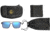 Leupold Bridger Sunglasses, Matte Black Frame, Blue Mirror Lens, 186748