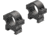 Leupold Open Range Cross-Slot Rings, 1in Low, Matte Black, 180943