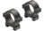 Leupold Open Range Cross-Slot Rings, 30mm Low, Matte Black, 180946