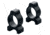 Leupold Rifleman Rifle Scope Rings, Vertical Split, 0.826in Height, Glossy Black, 57415