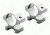 Leupold Rifleman Rifle Scope Rings, Detachable, 1in, Medium, Silver, 57385