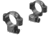 Leupold Rifle Scope Mount Rings, 1in, Ruger #1 &amp; 77/22, High Extension, Matte Black 52307
