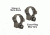 Leupold Rifle Scope Mount Rings, 1in, Ruger M77, High Extension, Matte Black 52301