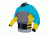Level 6 Duke Drytop - Men's, Steel Blue/Bright Yellow, M 23153.02.100