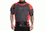 Level Six Mens Chochee 3 Layer Short Sleeve Dry Top, Blaze Red/Charcoal, Extra Small, GMT-CHOC-BZ-XS