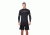 Level Six Mens Jericho Long Sleeve Neoprene Rashguard, Black, Small, GMT-LSJE-BK-S